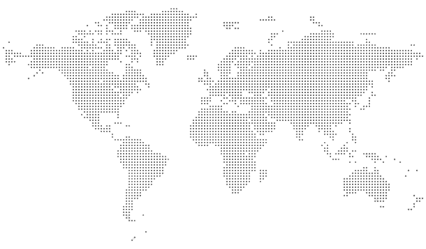 Dotted world map